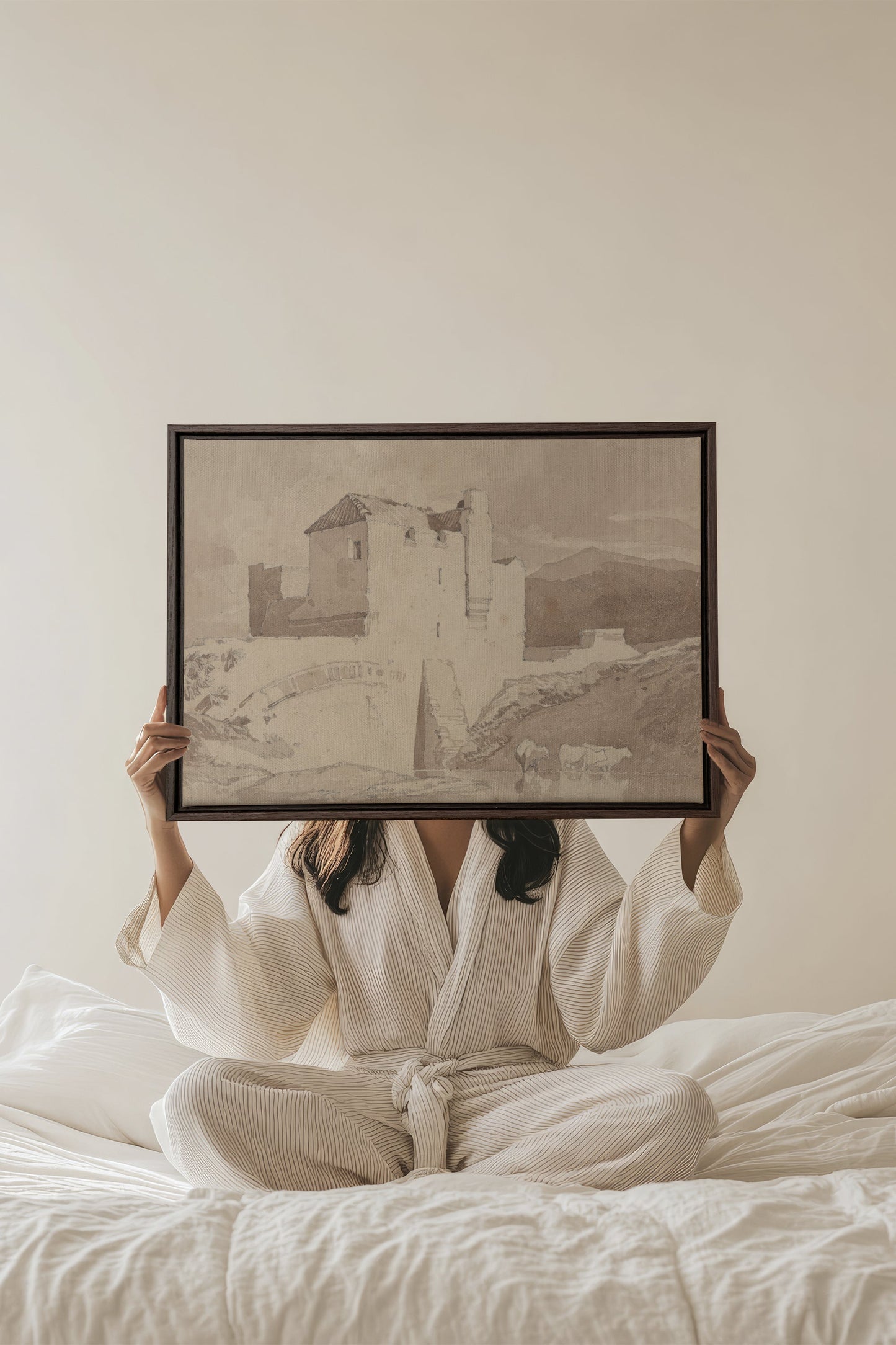 STONE AND STREAM, Oeuvre sur toile étirée