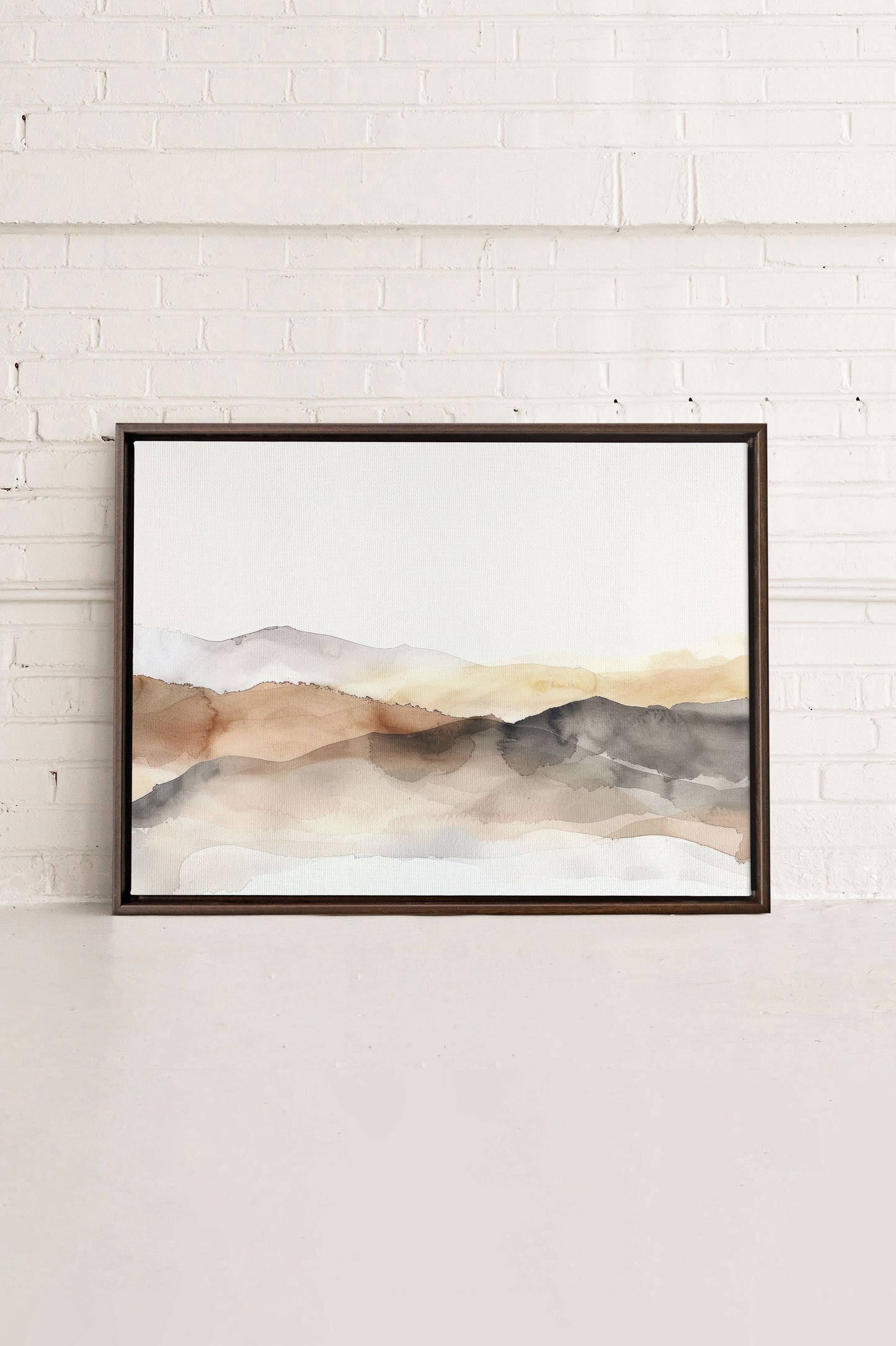 MUTED LINES, Oeuvre sur toile étirée