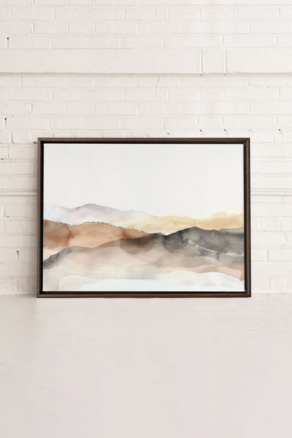 MUTED LINES, Oeuvre sur toile étirée