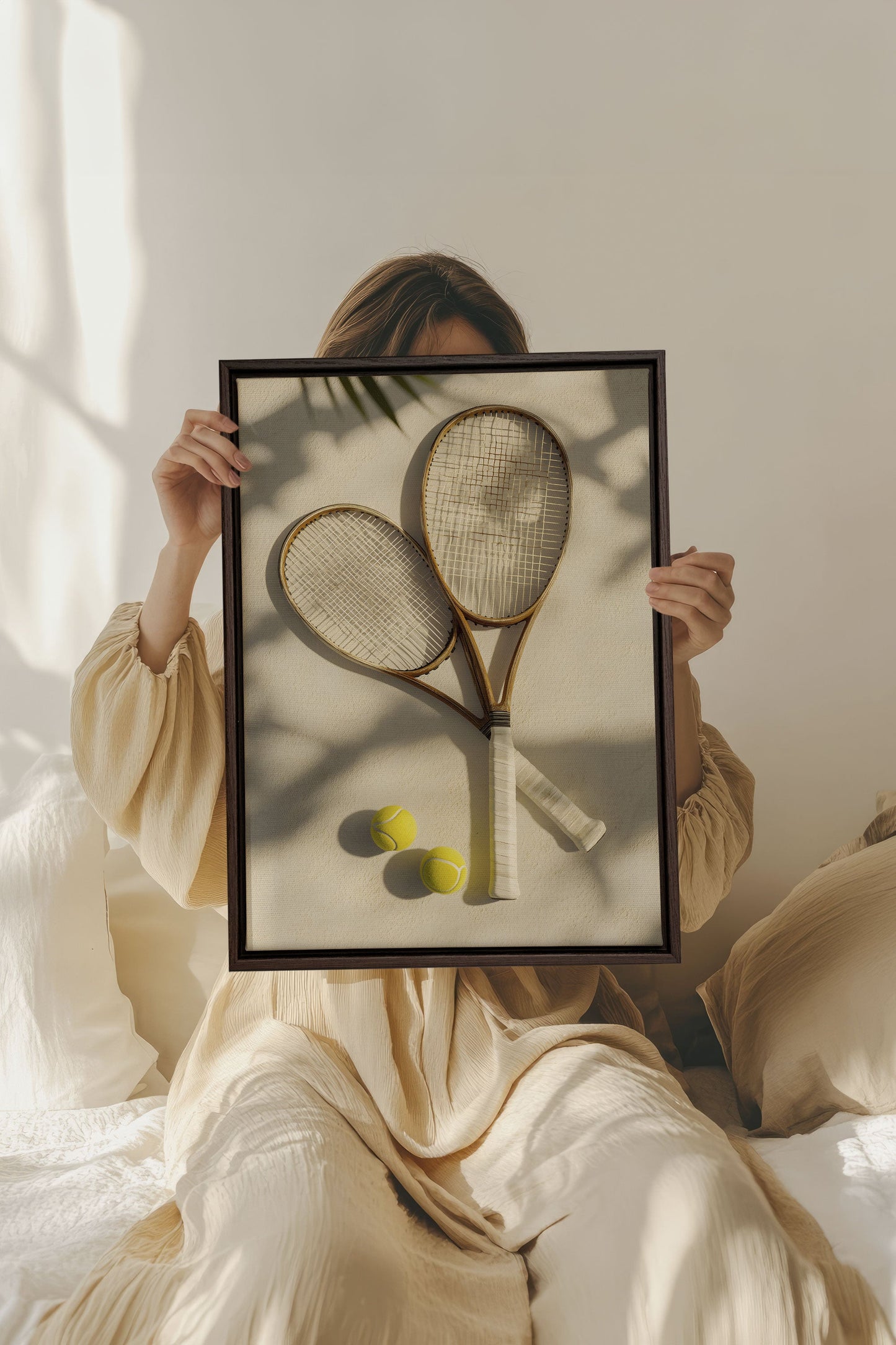 MATCH D'ÉTÉ, Oeuvre sur toile étirée