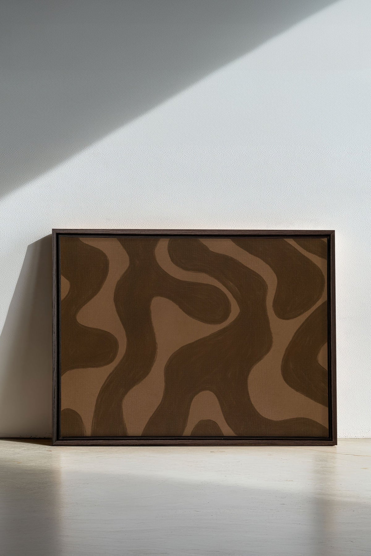 MINERAL FLOW, Oeuvre sur toile étirée