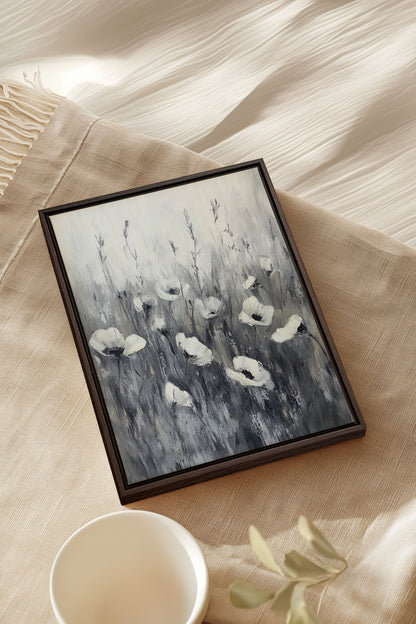 WHITE VEIL, Oeuvre sur toile étirée