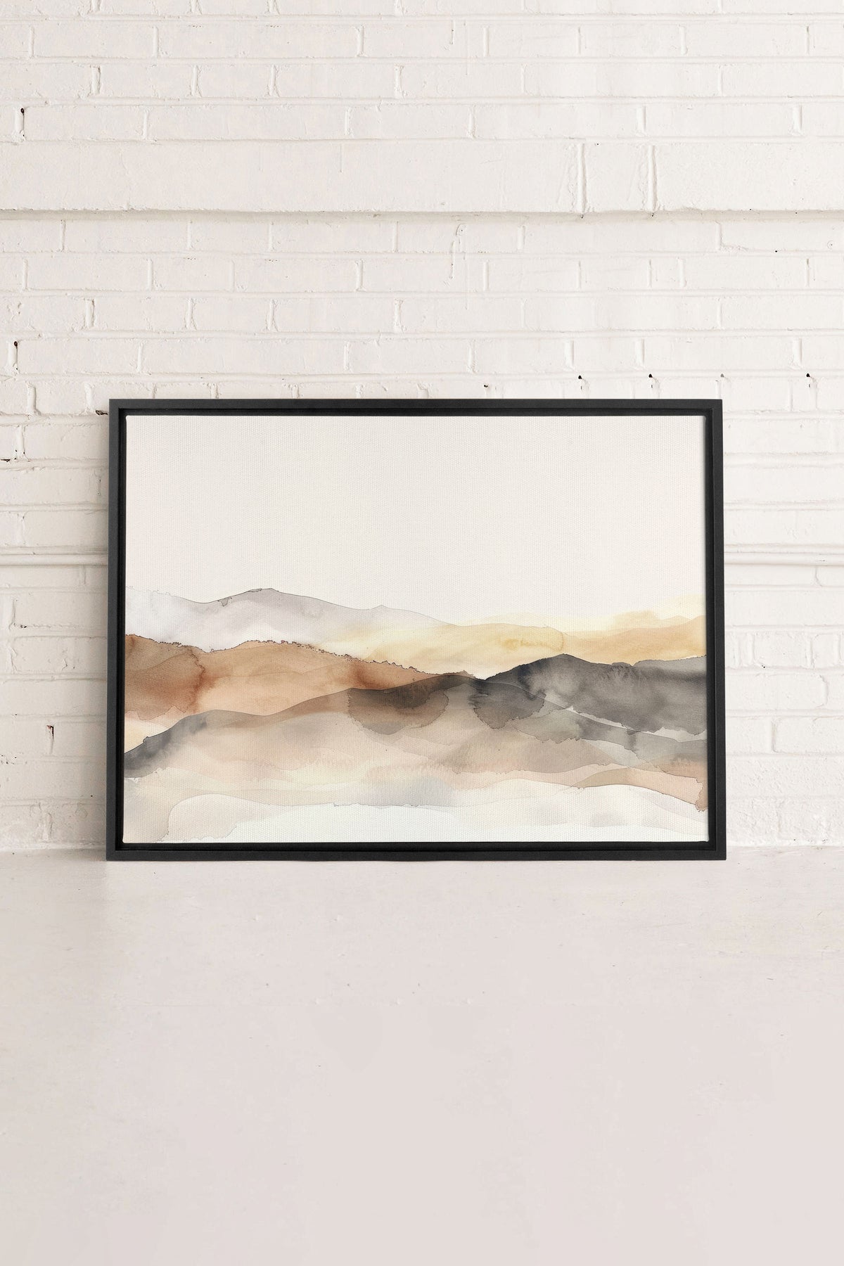 MUTED LINES, Oeuvre sur toile étirée
