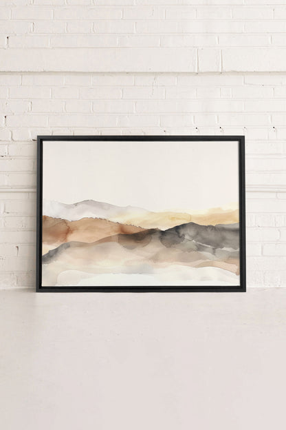 MUTED LINES, Oeuvre sur toile étirée
