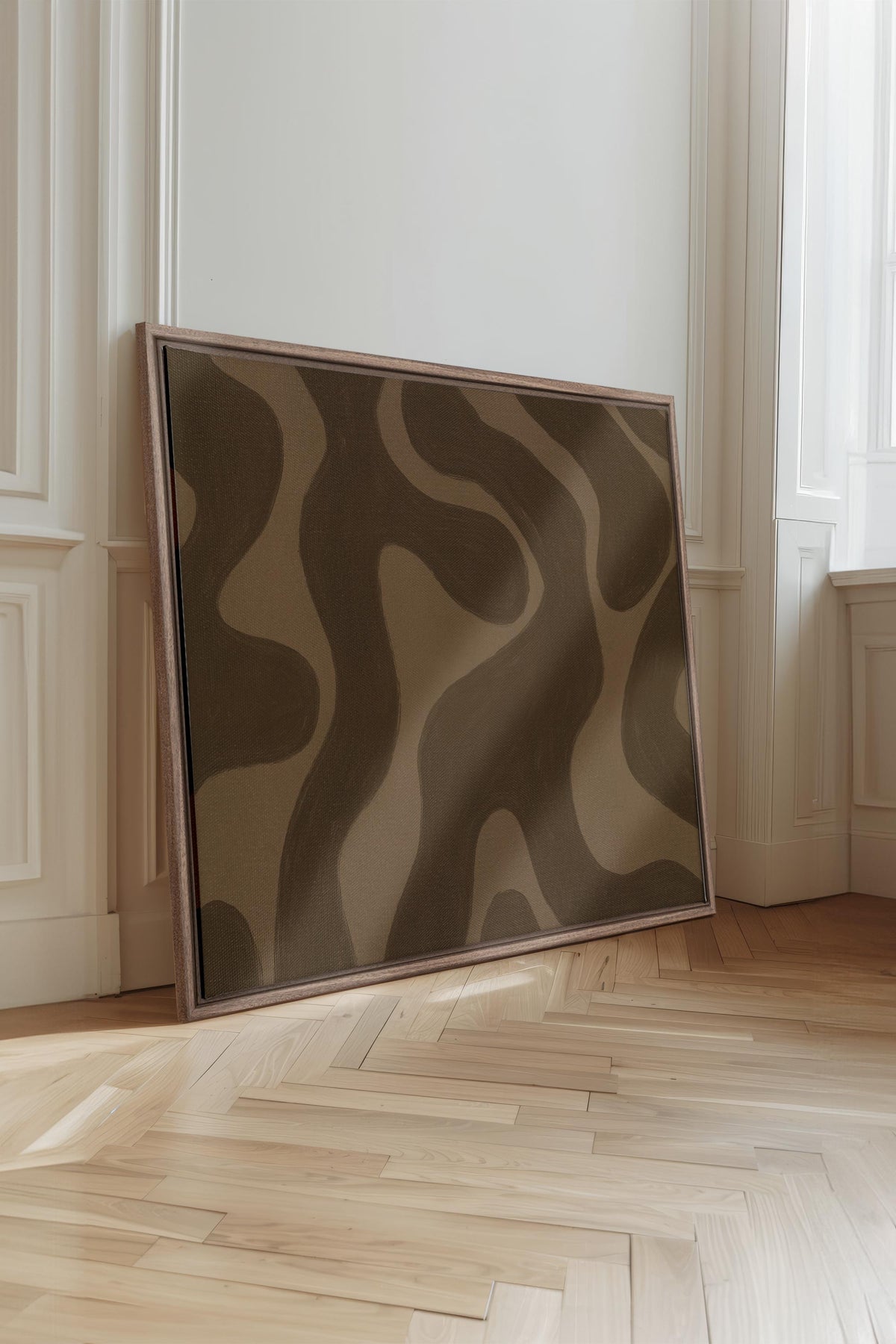 MINERAL FLOW, Oeuvre sur toile étirée