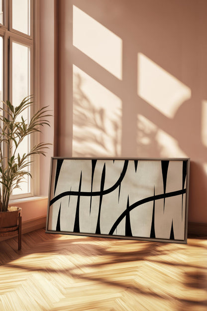 DARK INTERTWINE, Oeuvre sur toile étirée