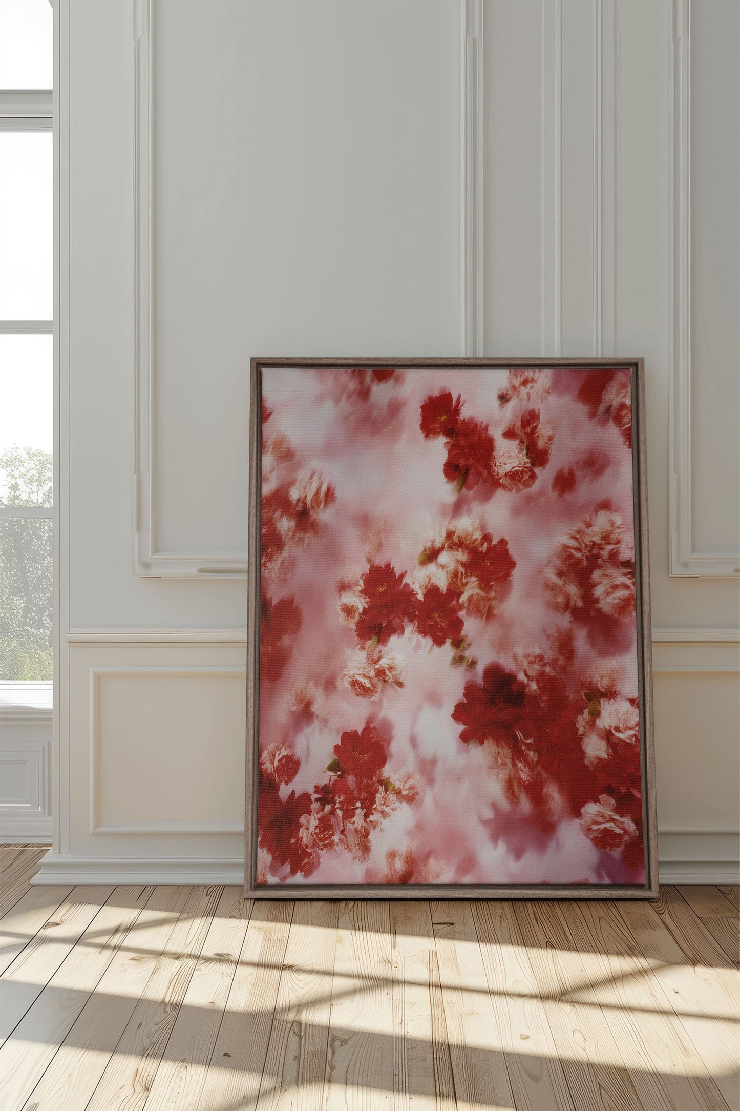 RÊVE ÉCARLATE, Oeuvre sur toile étirée
