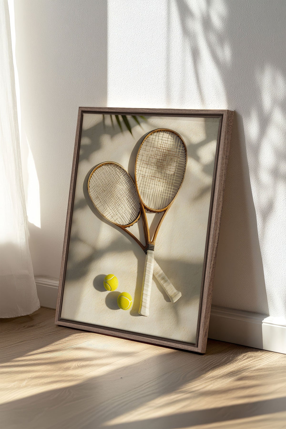 MATCH D'ÉTÉ, Oeuvre sur toile étirée