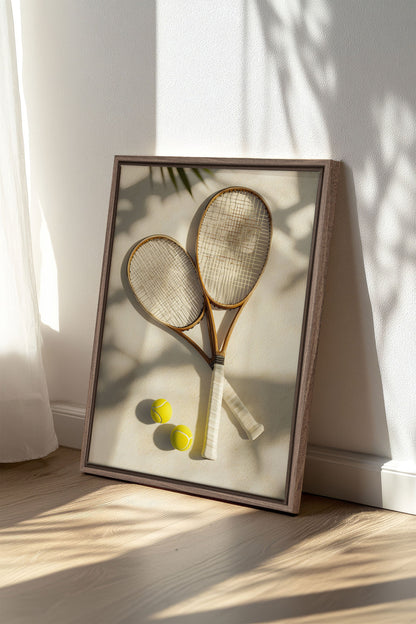 MATCH D'ÉTÉ, Oeuvre sur toile étirée