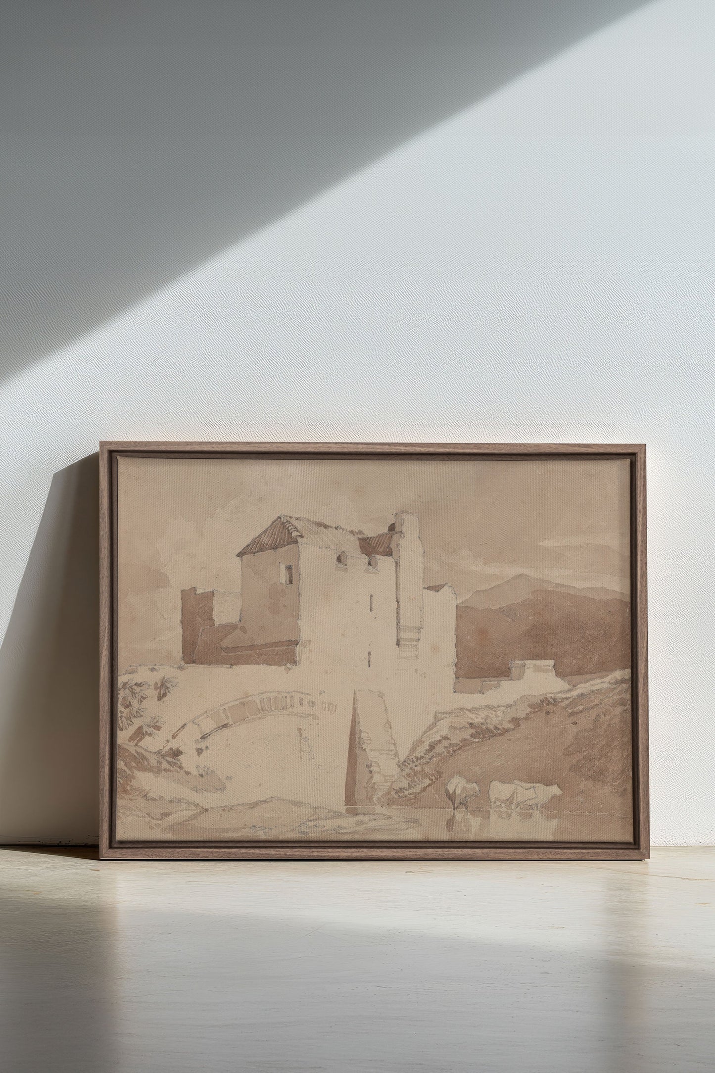 STONE AND STREAM, Oeuvre sur toile étirée