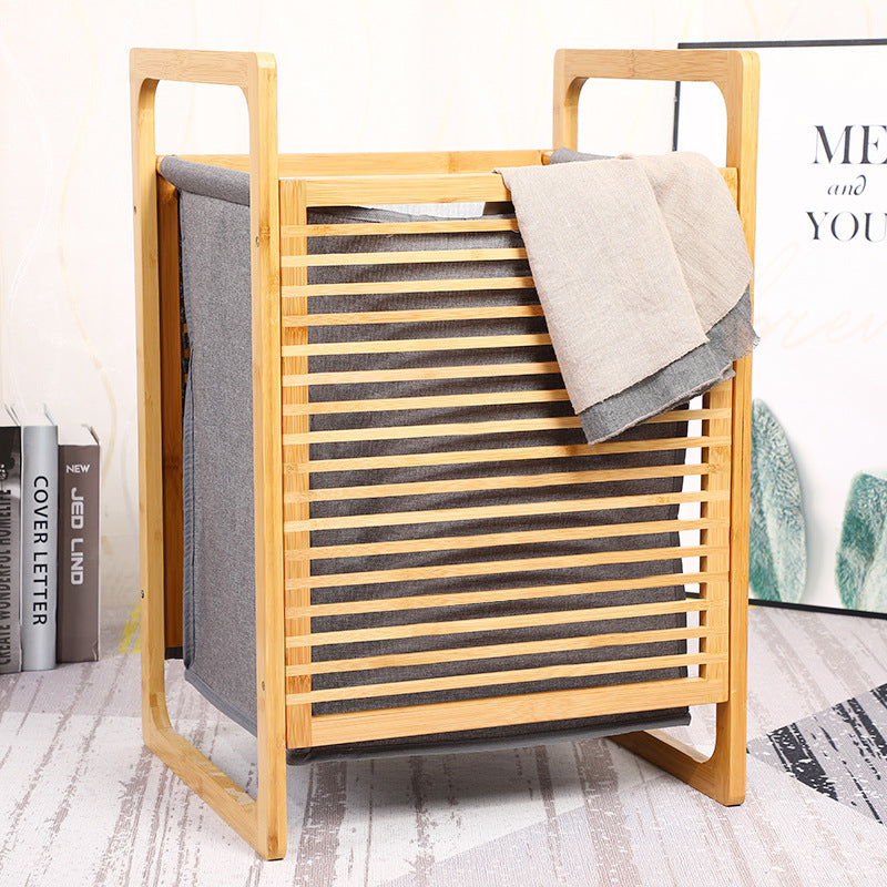 Simple Folding Japanese Nanzhu Fabric Shelf