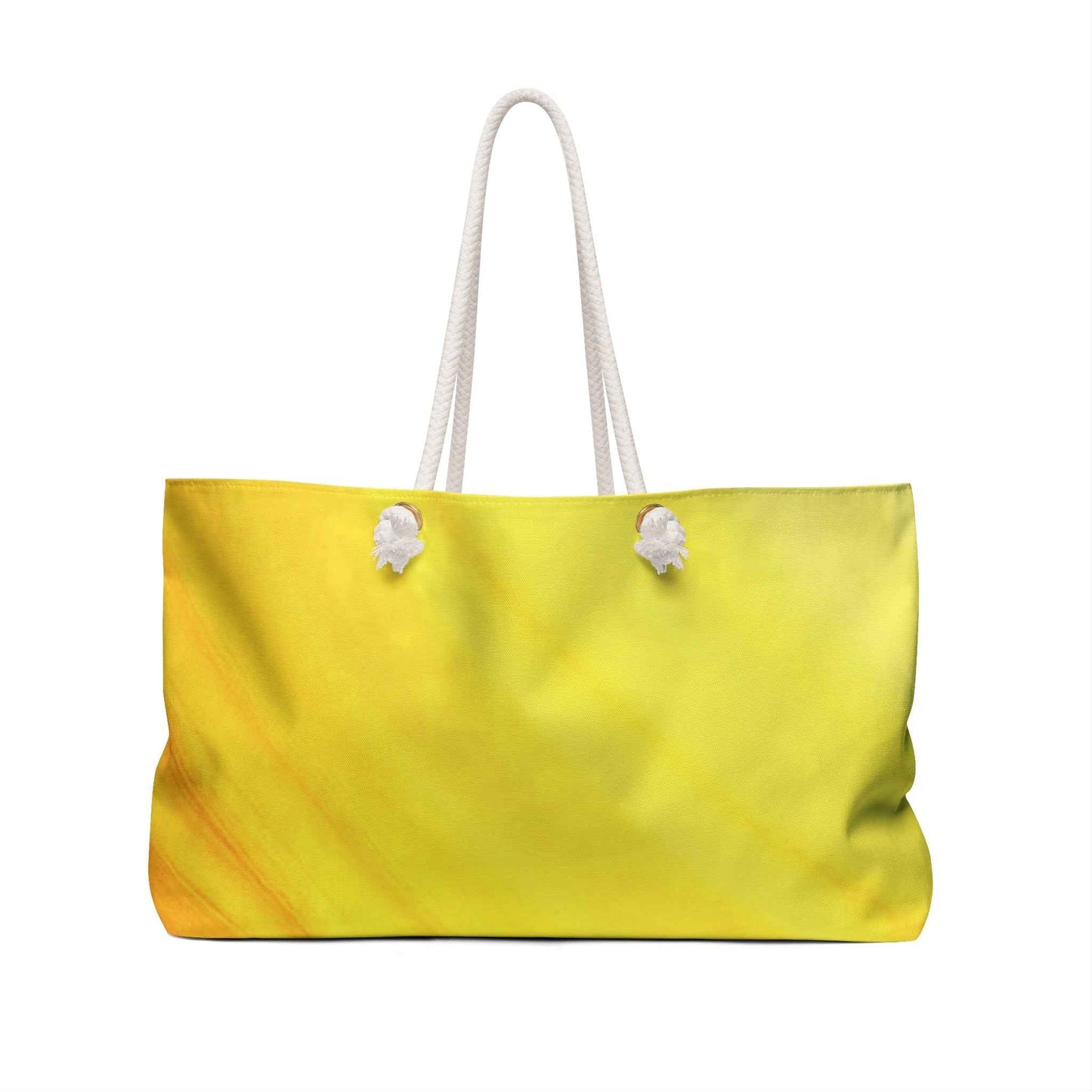 Sunset Gradient Weekender Bag | Yellow Orange Beach Large Tote Bag