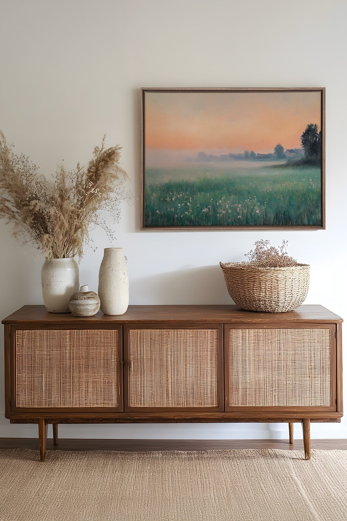 LUEUR DU MATIN, Oeuvre sur toile étirée