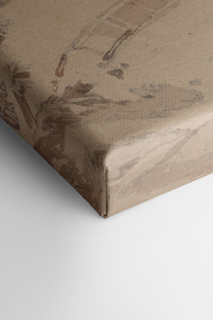 STONE AND STREAM, Oeuvre sur toile étirée