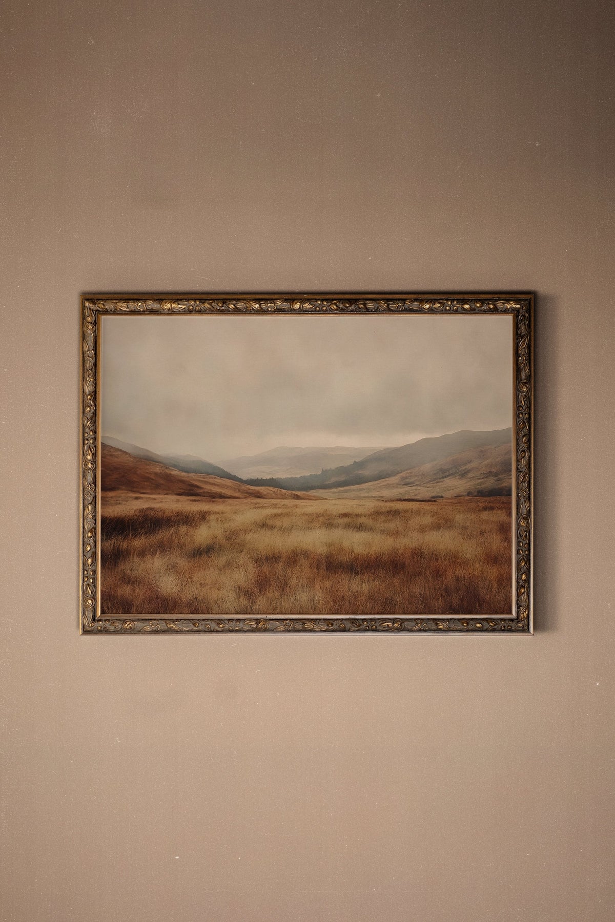 RÊVE DE TERRE, CADRE VINTAGE BRONZE