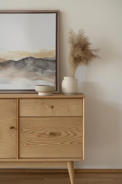 MUTED LINES, Oeuvre sur toile étirée