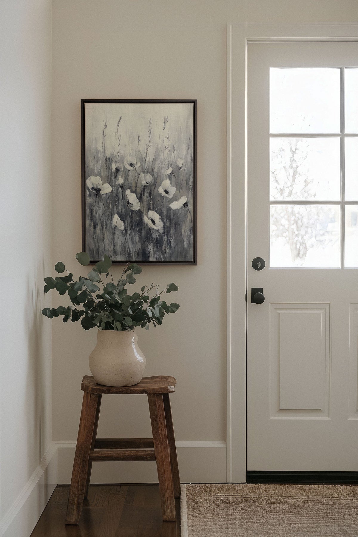 WHITE VEIL, Oeuvre sur toile étirée