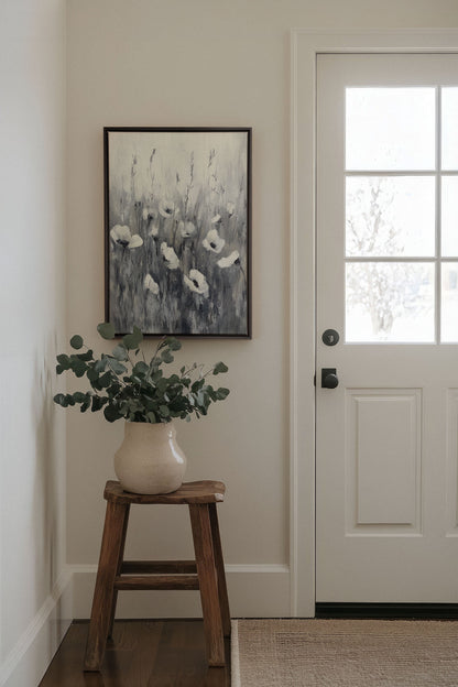 WHITE VEIL, Oeuvre sur toile étirée