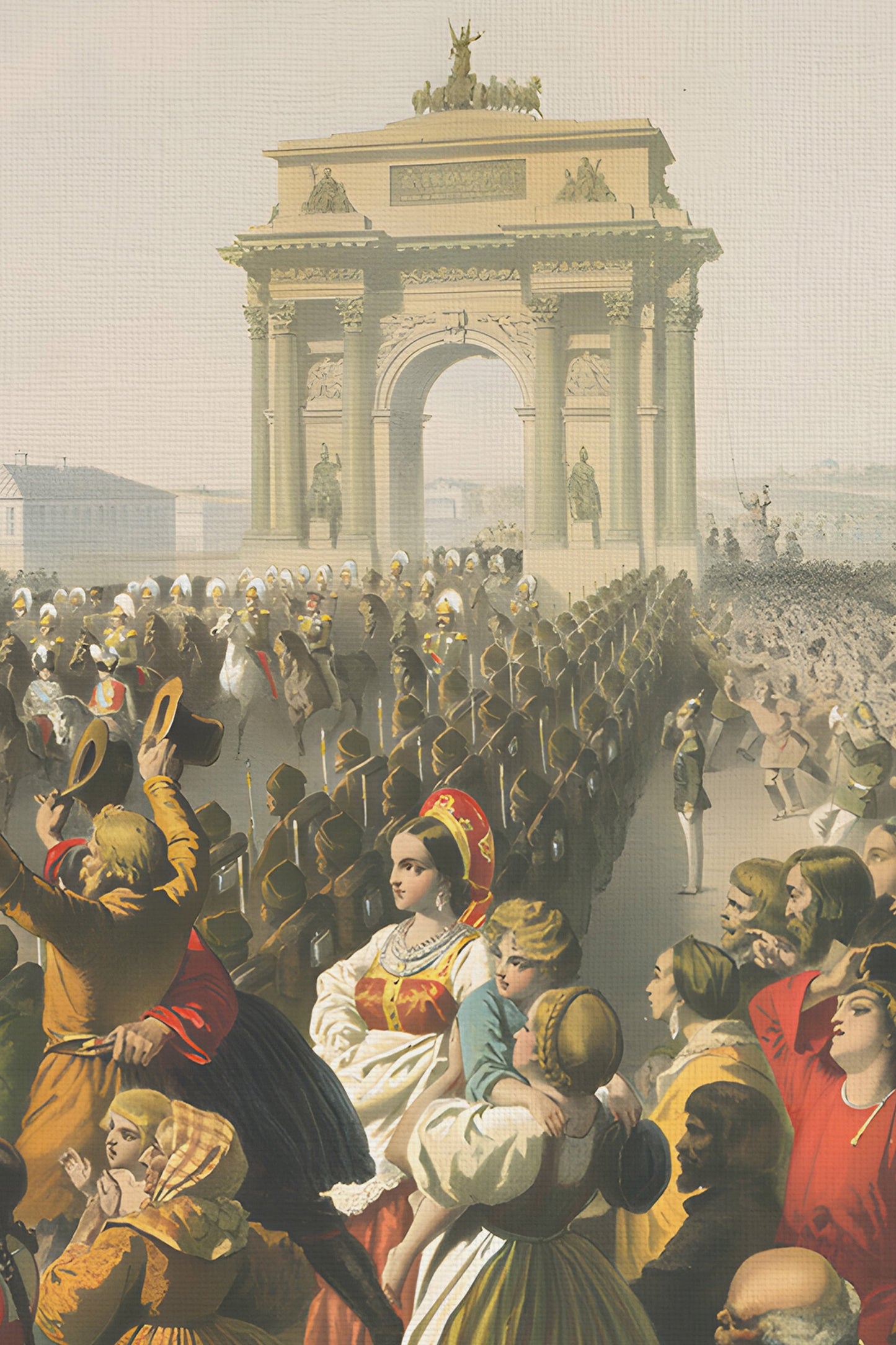 JOUR DE GLOIRE, CADRE VINTAGE ARGENT