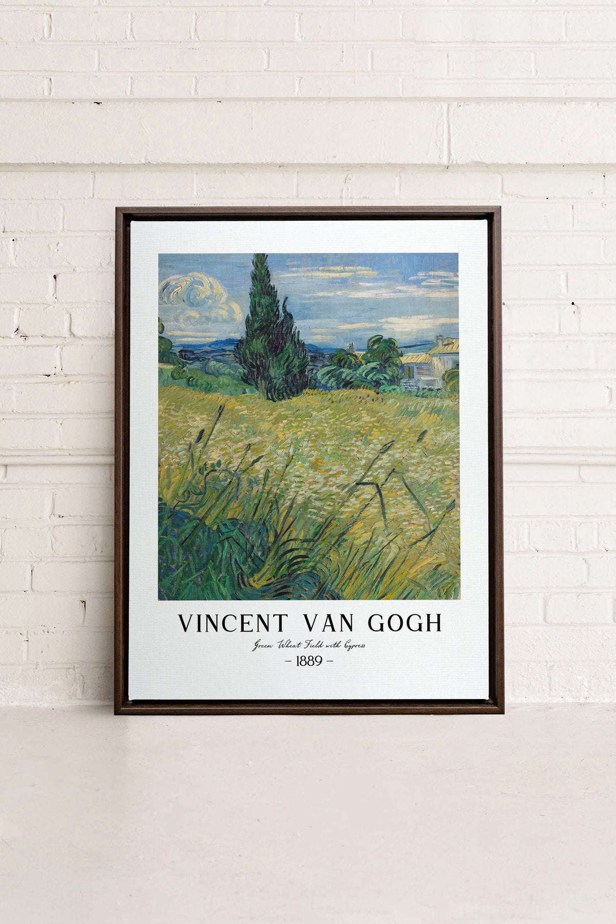 GREEN WHEAT FIELD, Oeuvre sur toile étirée
