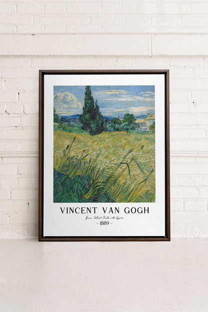 GREEN WHEAT FIELD, Oeuvre sur toile étirée