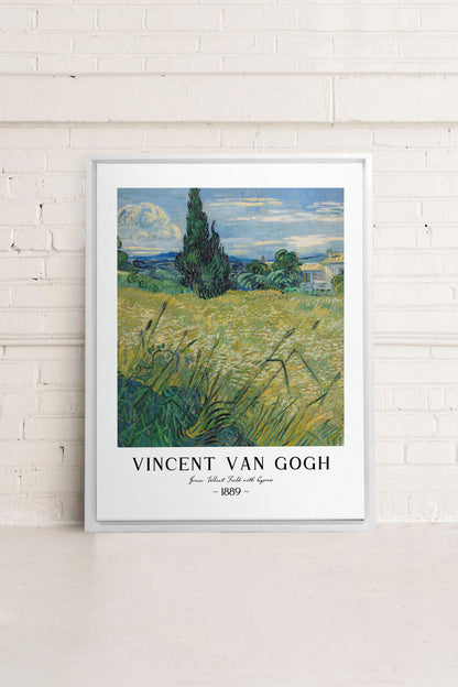 GREEN WHEAT FIELD, Oeuvre sur toile étirée