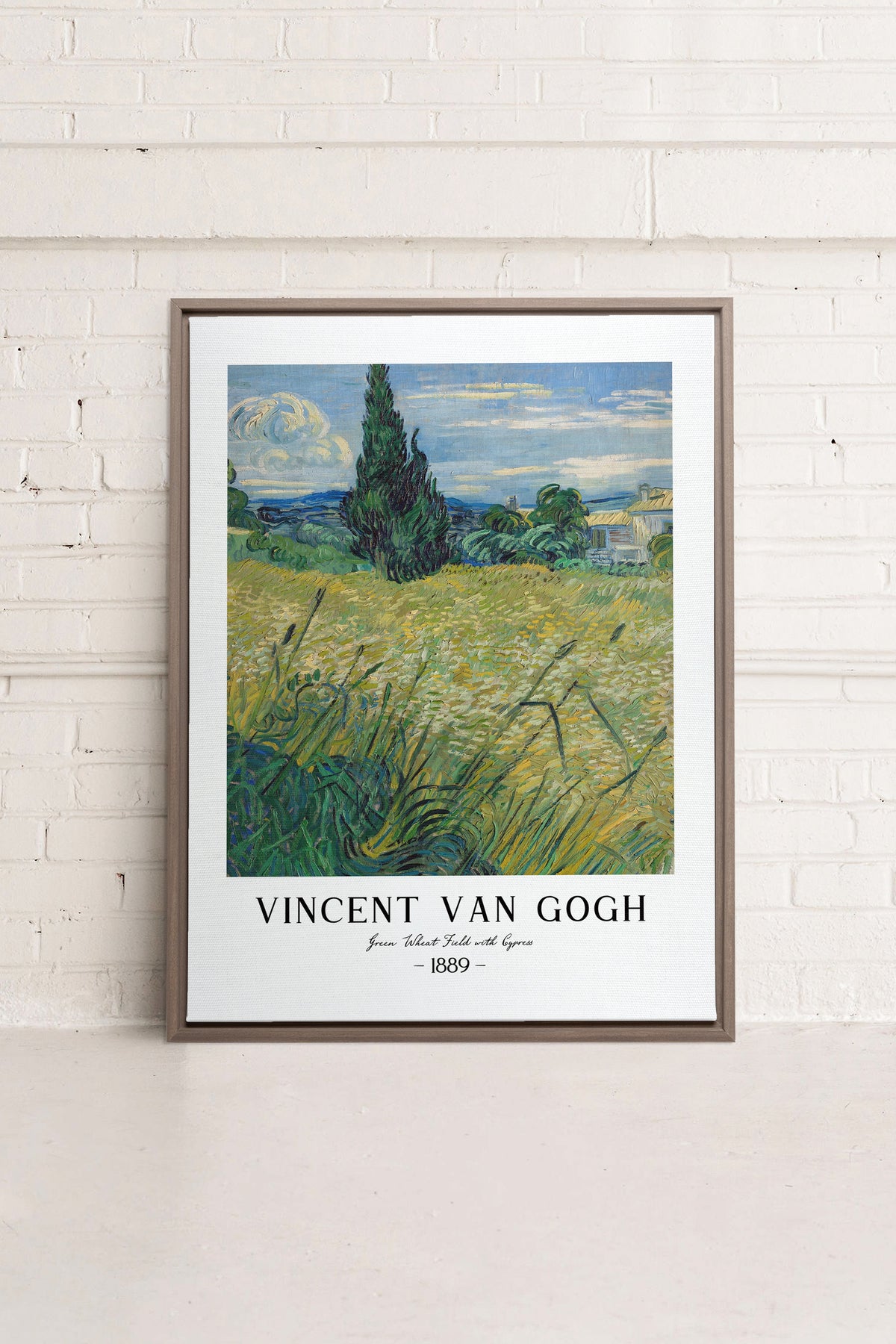 GREEN WHEAT FIELD, Oeuvre sur toile étirée