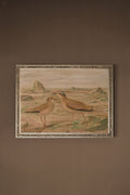 OISEAUX DE SABLE, CADRE VINTAGE ARGENT