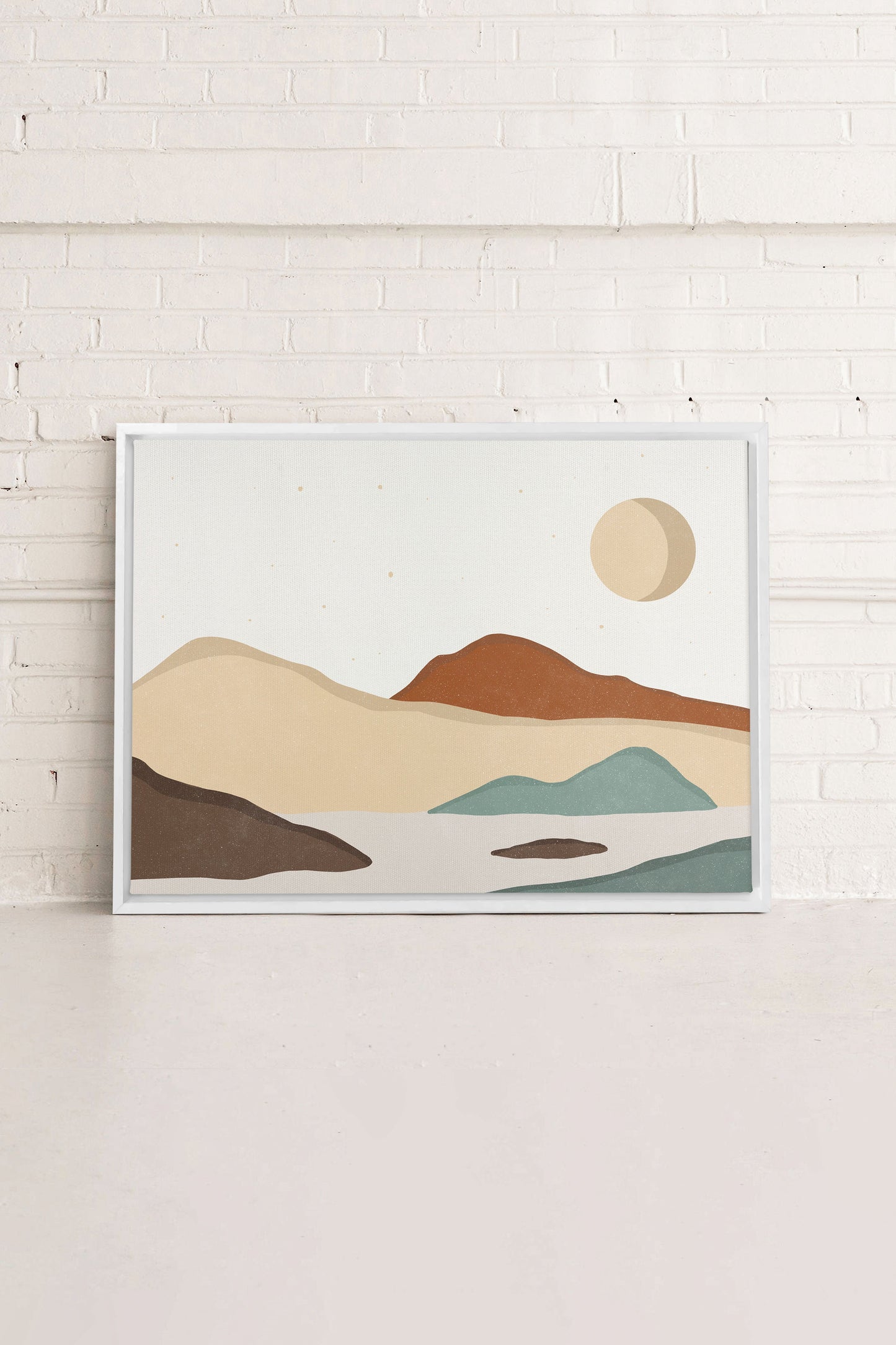 SAND & SKY, Oeuvre sur toile étirée