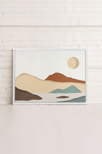 SAND & SKY, Oeuvre sur toile étirée