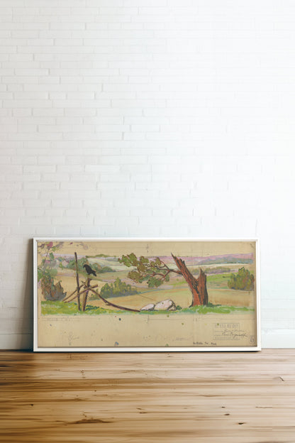 HILLTONE DREAM, Oeuvre sur toile étirée