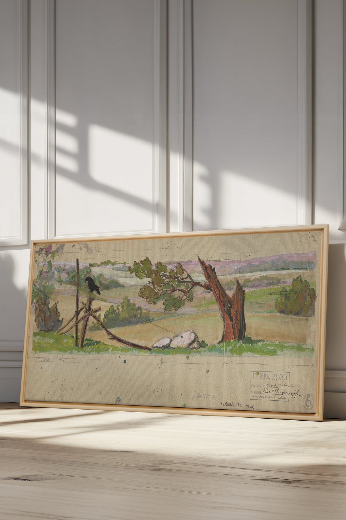 HILLTONE DREAM, Oeuvre sur toile étirée