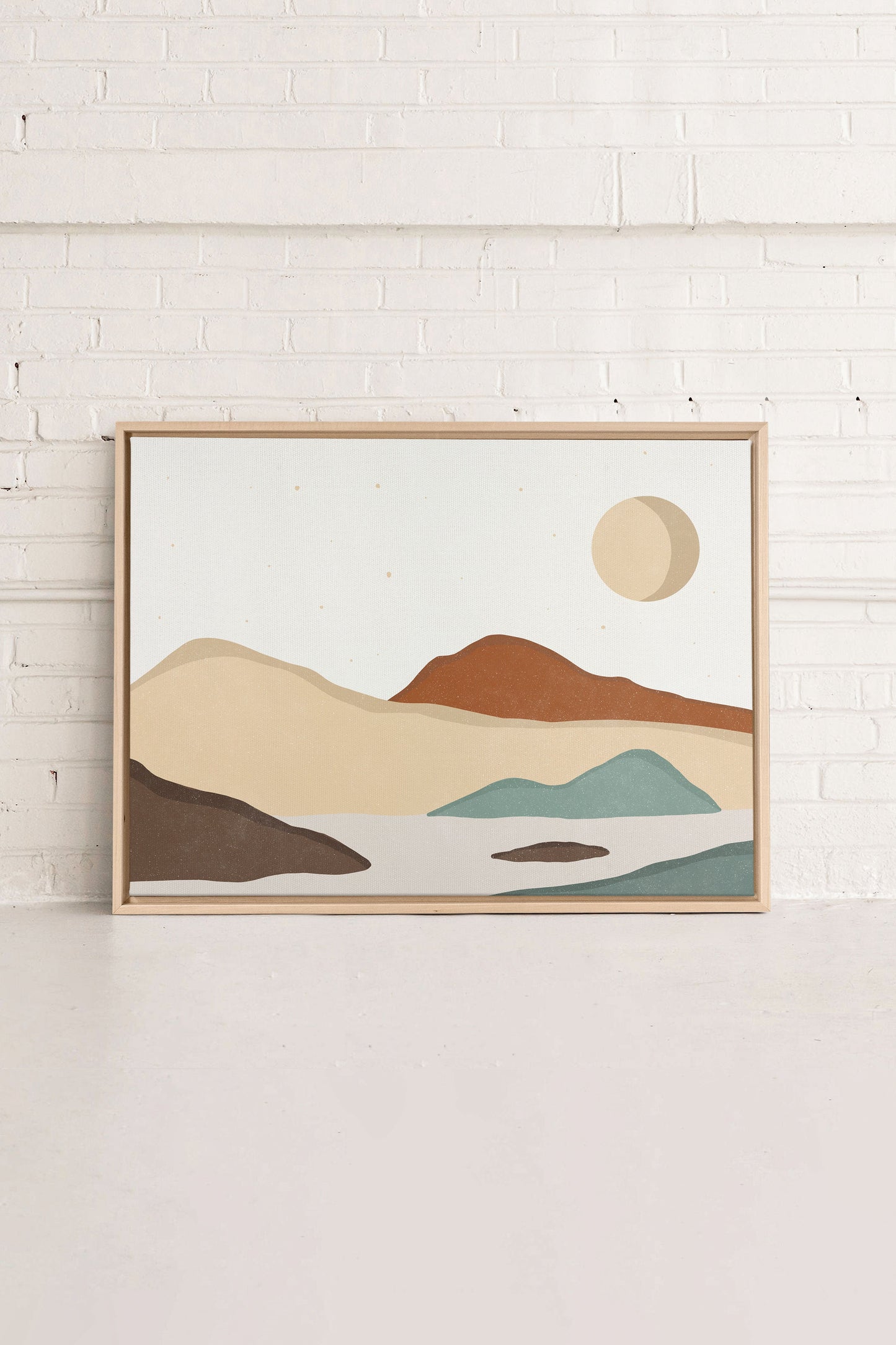 SAND & SKY, Oeuvre sur toile étirée