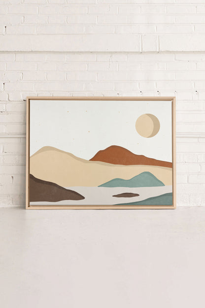 SAND & SKY, Oeuvre sur toile étirée