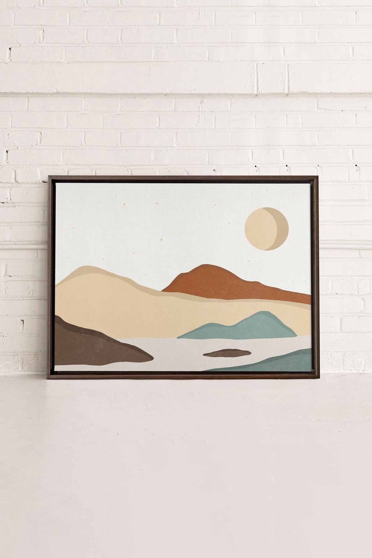 SAND & SKY, Oeuvre sur toile étirée
