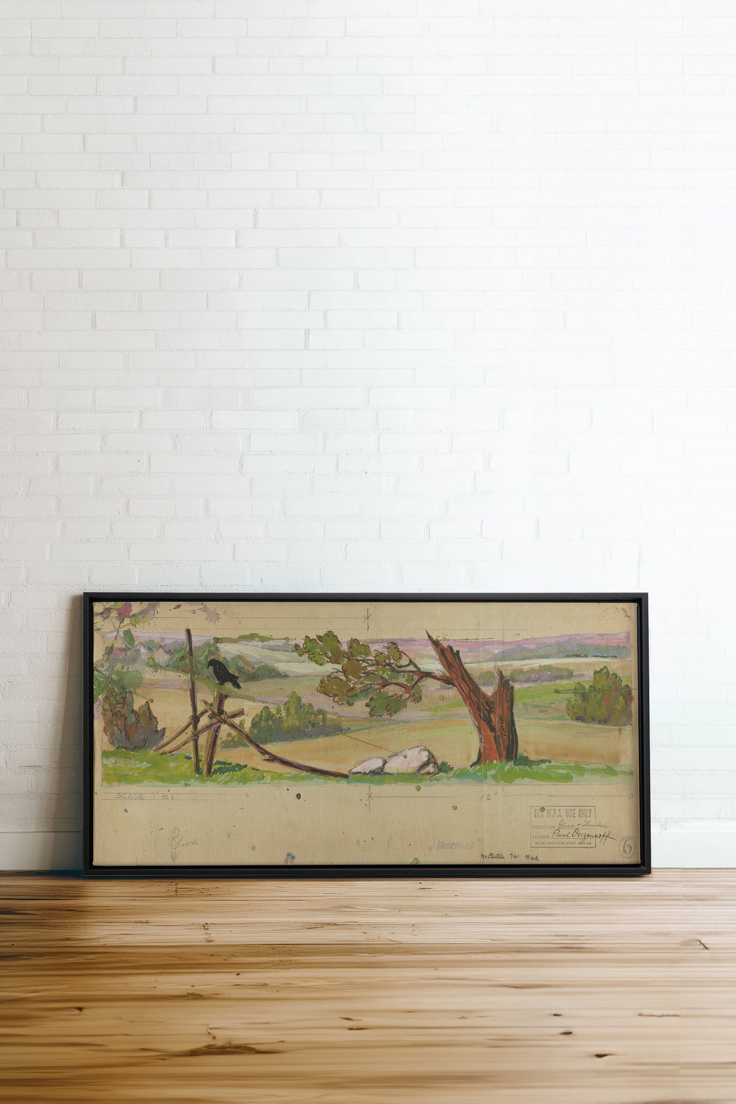 HILLTONE DREAM, Oeuvre sur toile étirée