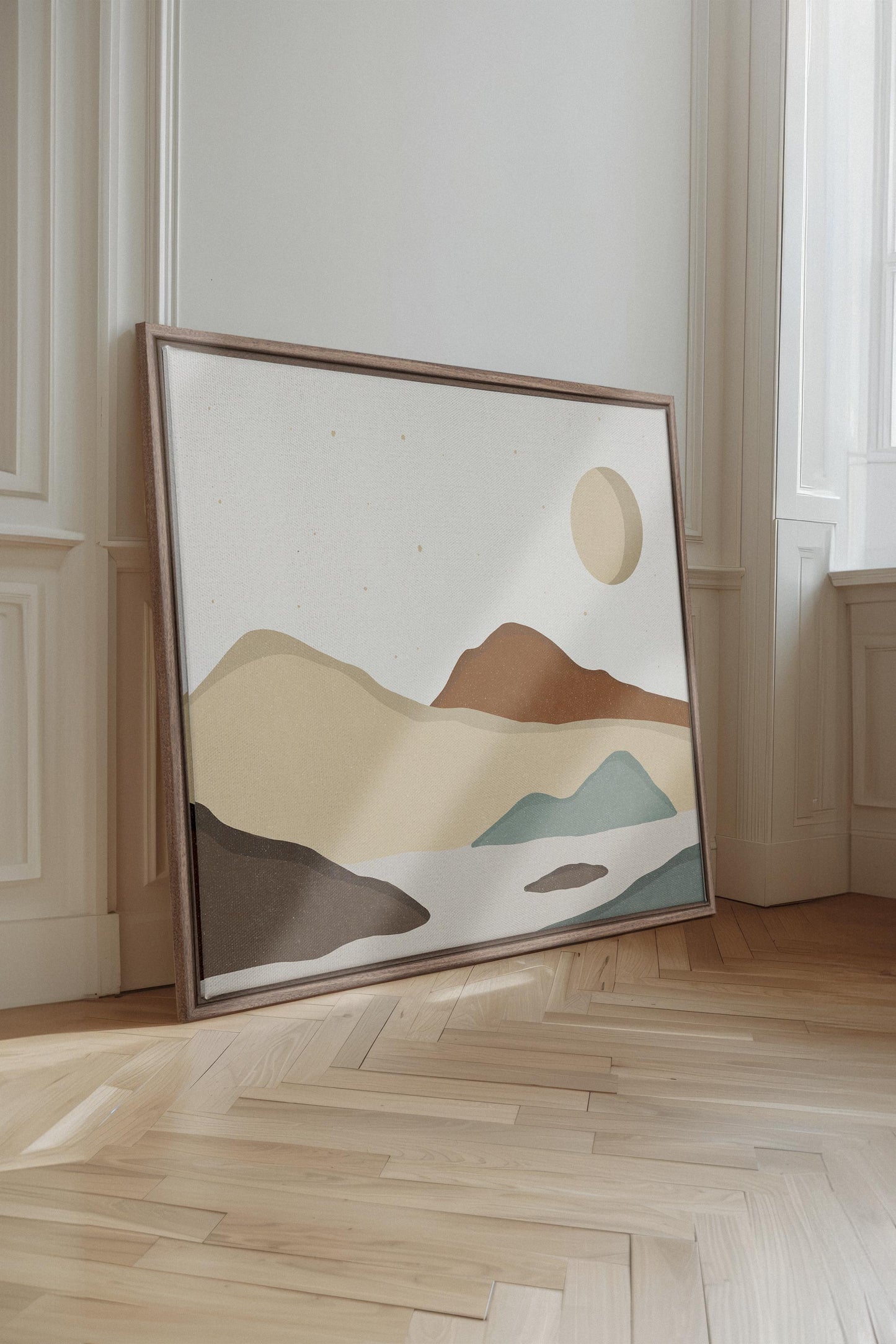 SAND & SKY, Oeuvre sur toile étirée
