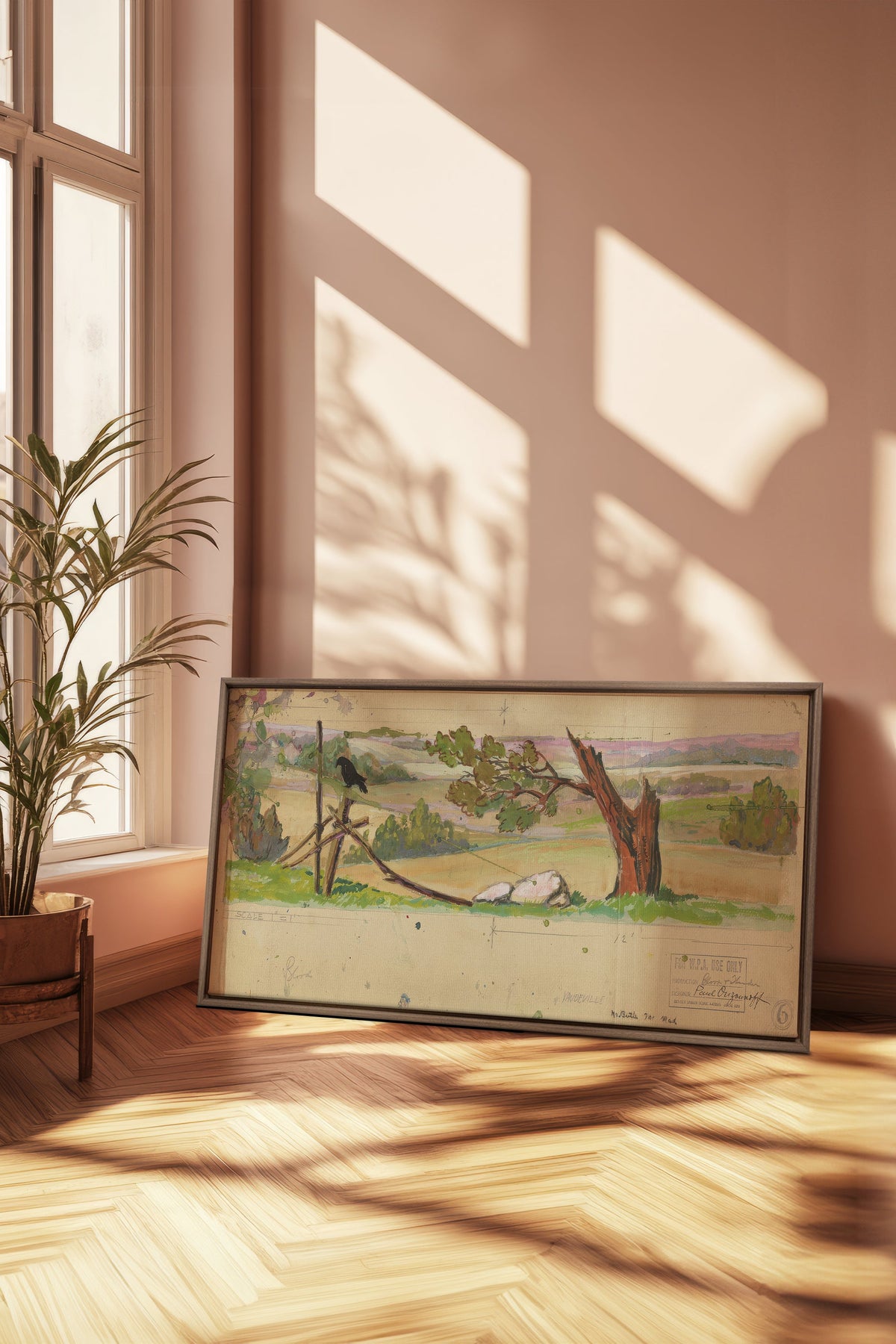HILLTONE DREAM, Oeuvre sur toile étirée