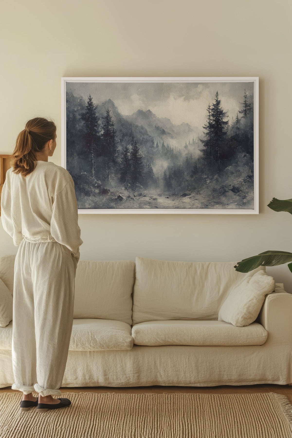 MYSTIC HIGHLANDS, Oeuvre sur toile étirée