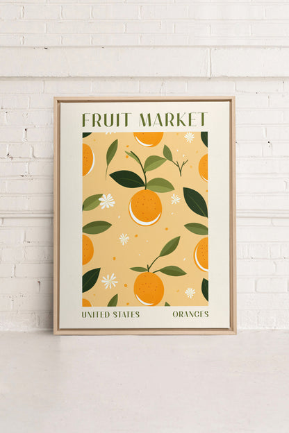 ORANGE TANGO, Oeuvre sur toile étirée