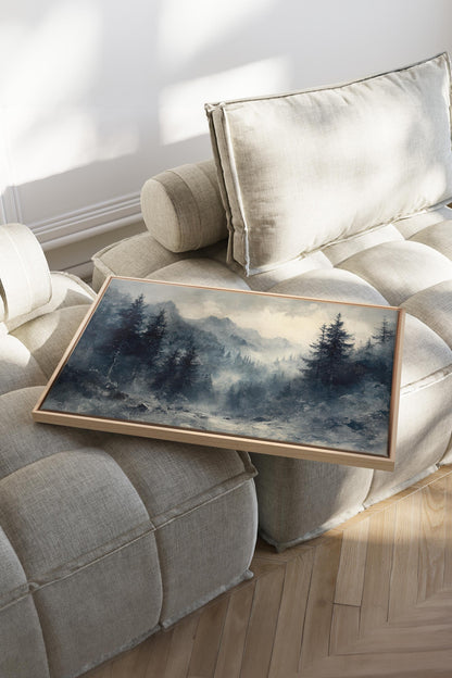 MYSTIC HIGHLANDS, Oeuvre sur toile étirée