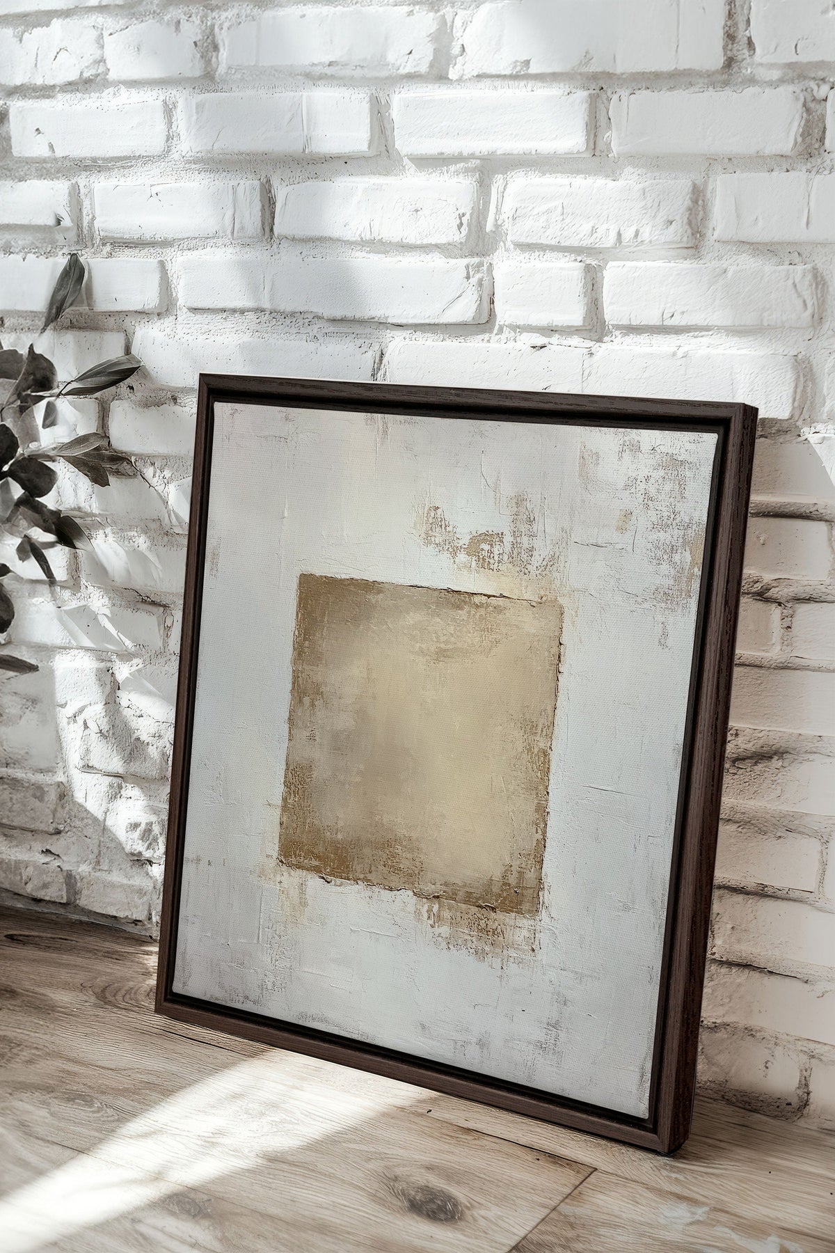 GOLDEN TEXTURE, Oeuvre sur toile étirée