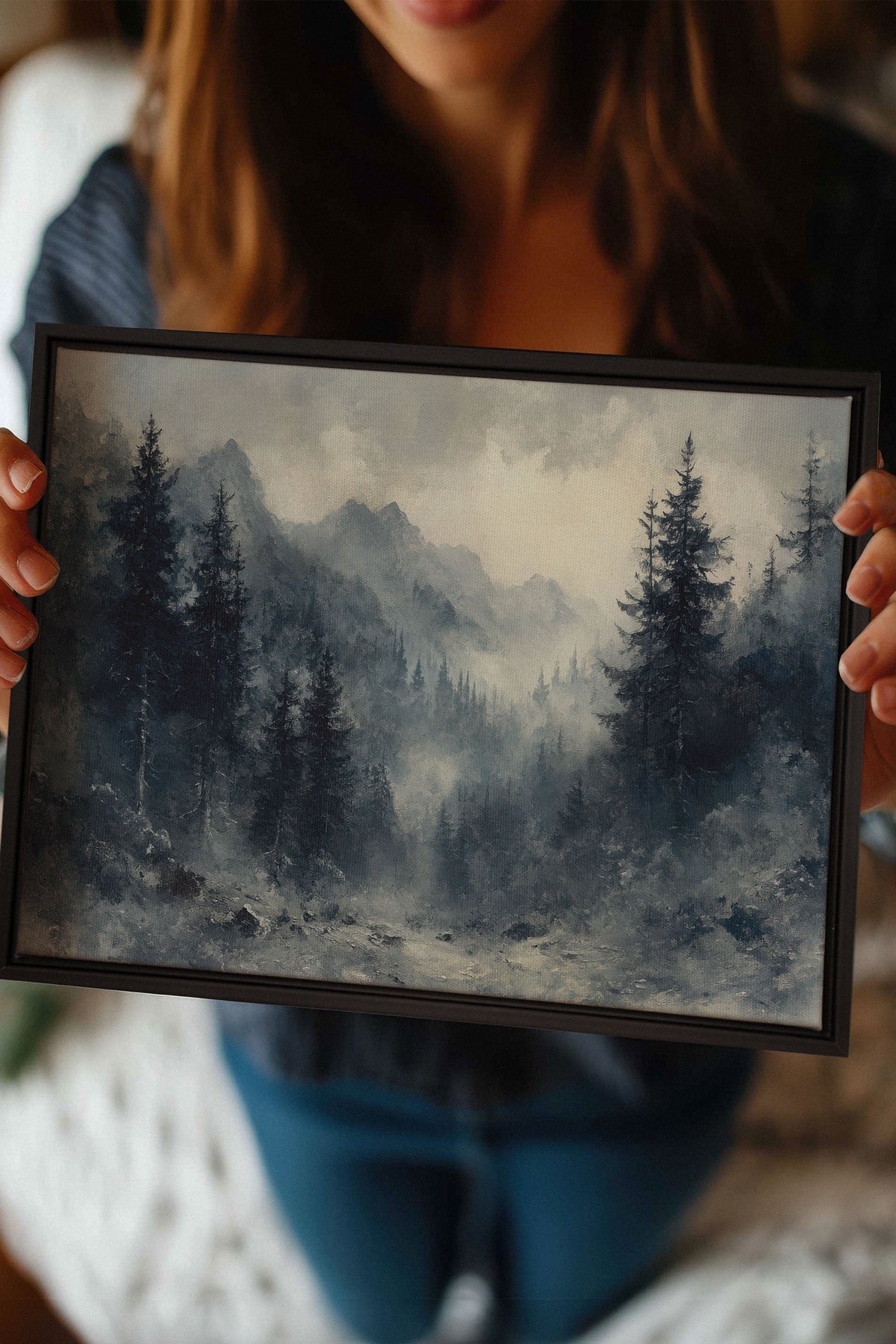 MYSTIC HIGHLANDS, Oeuvre sur toile étirée