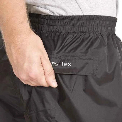 Trespass Unisex Qikpac Stash-able Travel Rain Pants 5000mm Waterproof XL-XXL