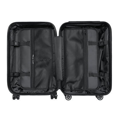 Colorful Geometric Carry-On Suitcase — Vibrant Kaleidoscope Travel Luggage