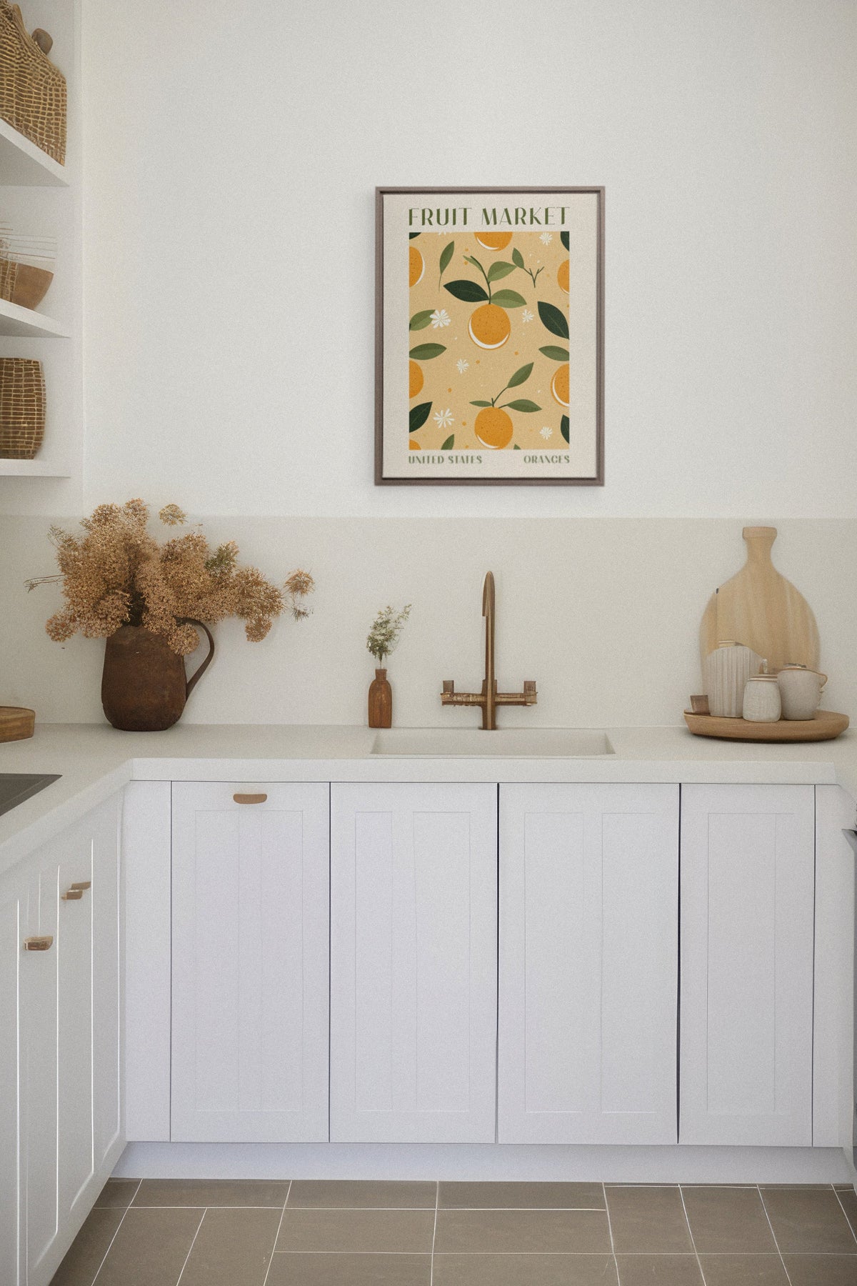 ORANGE TANGO, Oeuvre sur toile étirée