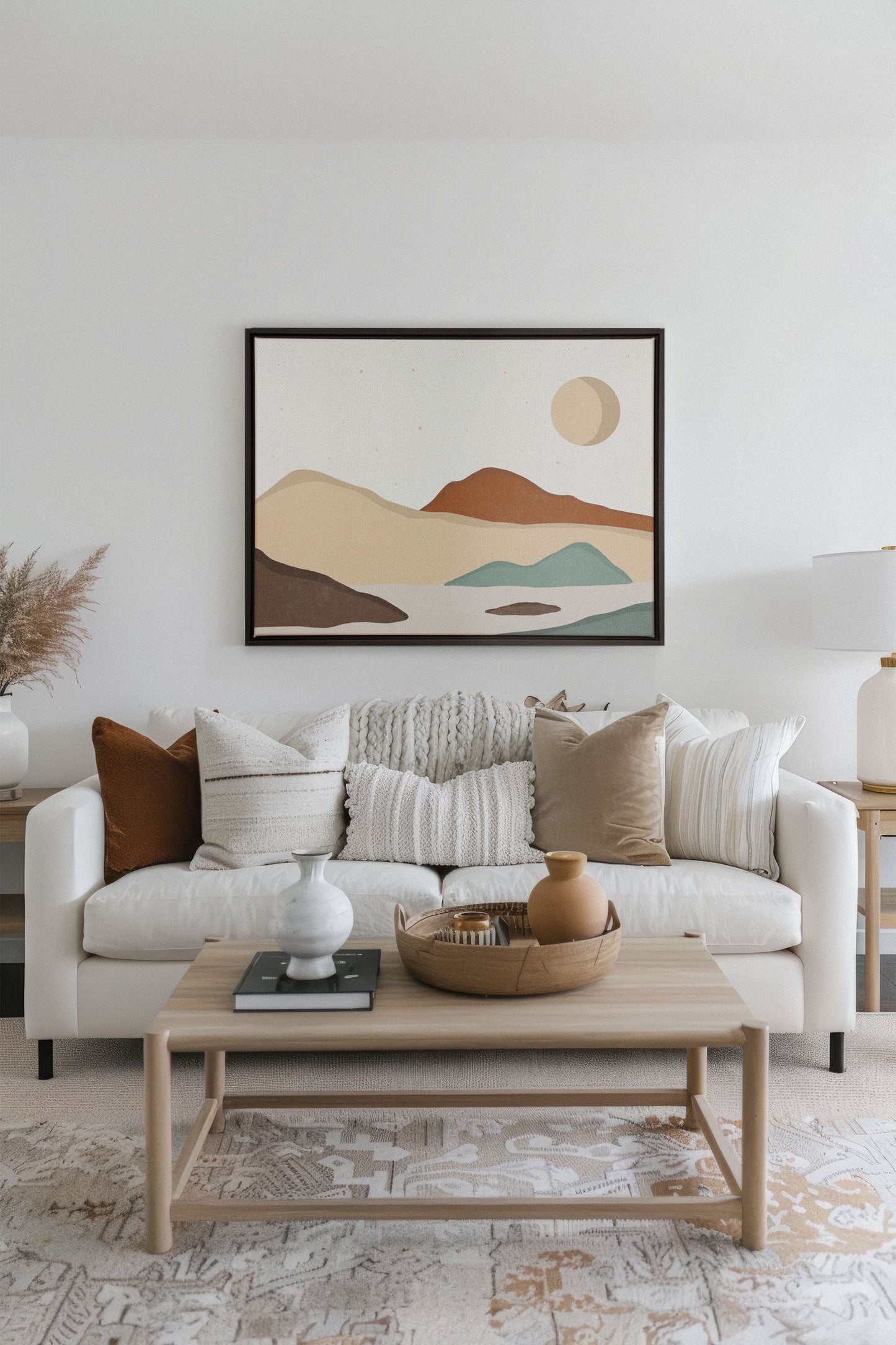 SAND & SKY, Oeuvre sur toile étirée