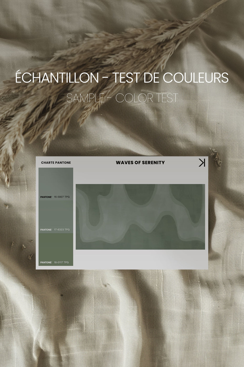 WAVES OF SERENITY, Oeuvre sur toile étirée