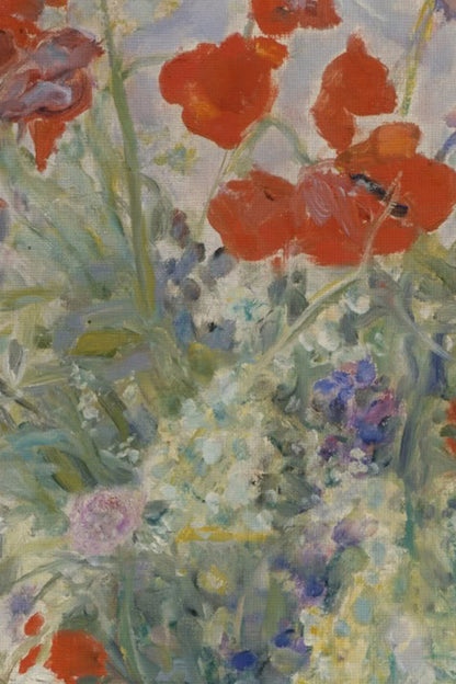 ÉCLATS DE PRINTEMPS, CADRE VINTAGE BRONZE