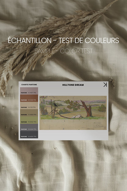 HILLTONE DREAM, Oeuvre sur toile étirée